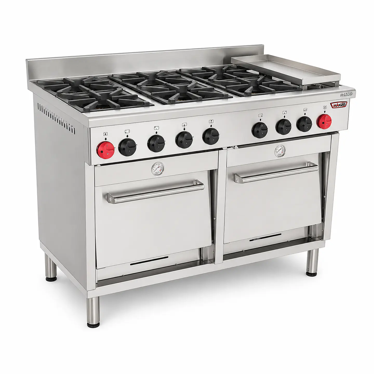 Cocina 6 Pl. + 2 Hornos + Chq. GN 1