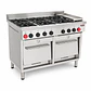 Cocina 6 Pl. + 2 Hornos + Chq. GN - Miniatura 1