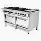 Cocina 8 Pl. + 2 Hornos + Chq. GN - Miniatura 1