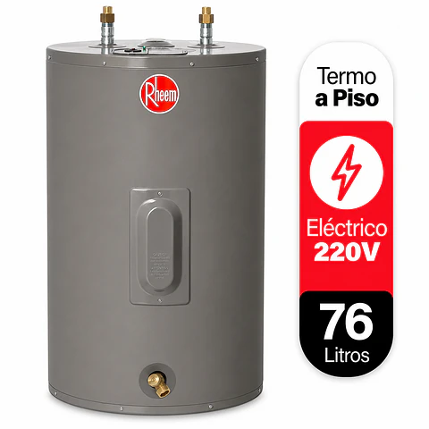 Termo eléctrico de piso 76 litros 220V Rheem