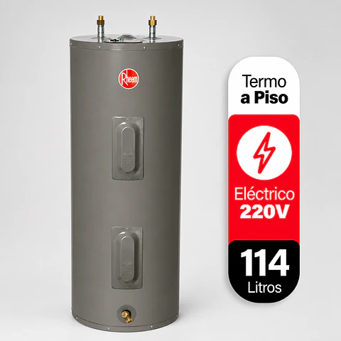Termo eléctrico de piso 114 litros 220V Rheem