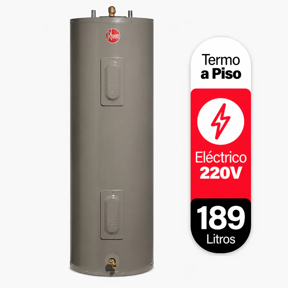 Termo eléctrico de piso 189 litros 220V Rheem 1