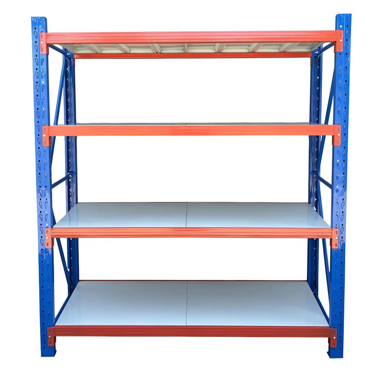 Rack 200x60x200 cm. 1200 kgs azul naranjo 4