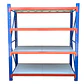 Rack 200x60x200 cm. 1200 kgs azul naranjo - Miniatura 4