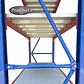 Rack 200x60x200 cm. 1200 kgs azul naranjo - Miniatura 5