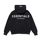 Hoodie Essentials negro reflectante Los Angeles - Miniatura 1