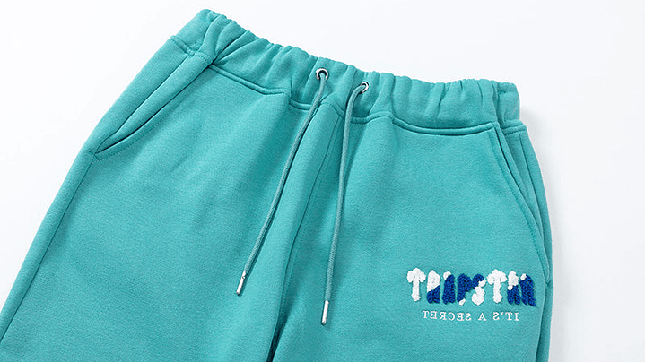 Buzo Trapstar celeste Logo Azul/Blanco 3