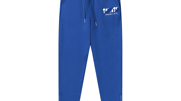 Buzo Trapstar azul Logo Azul/Blanco 1