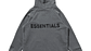 Hoodie zip Essentials gris oscuro - Miniatura 2