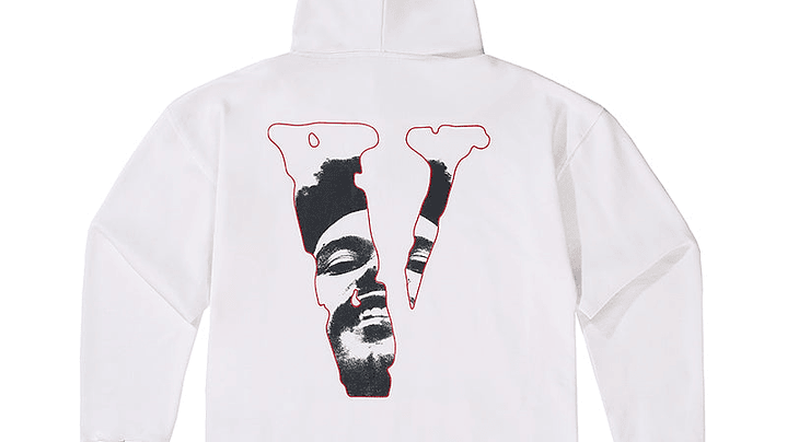 Hoodie Vlone x The Weeknd Blanco/Rojo 2