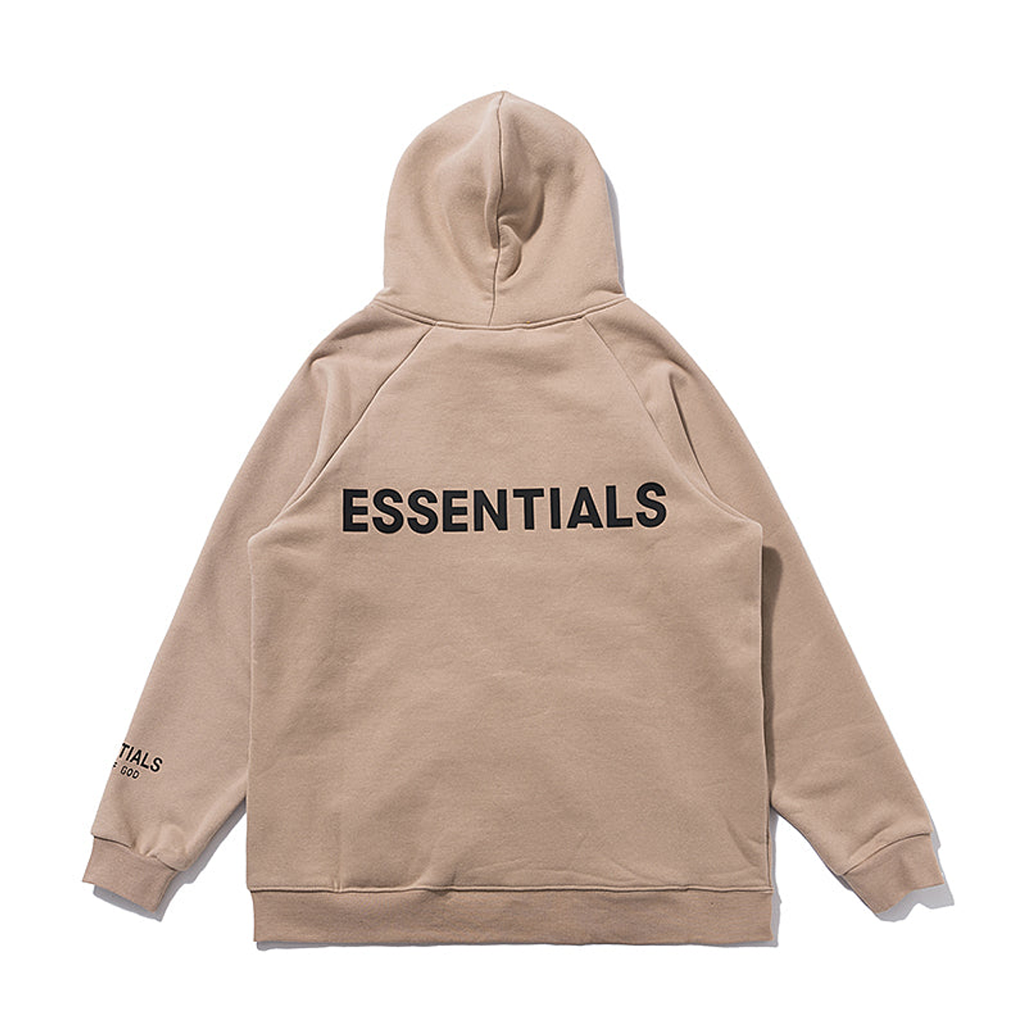 Hoodie zip Essentials kakhi 2