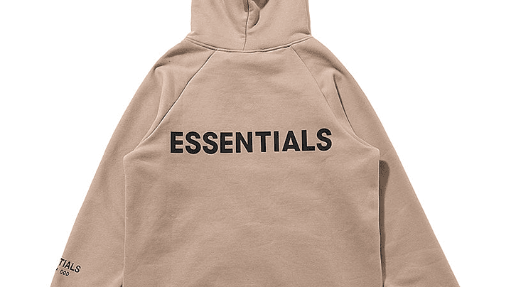 Hoodie zip Essentials kakhi 2