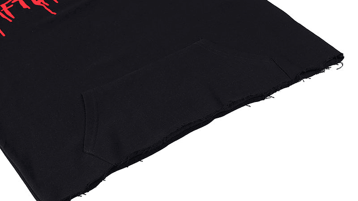 Hoodie Vlone x The Weeknd Negro/Rojo 3