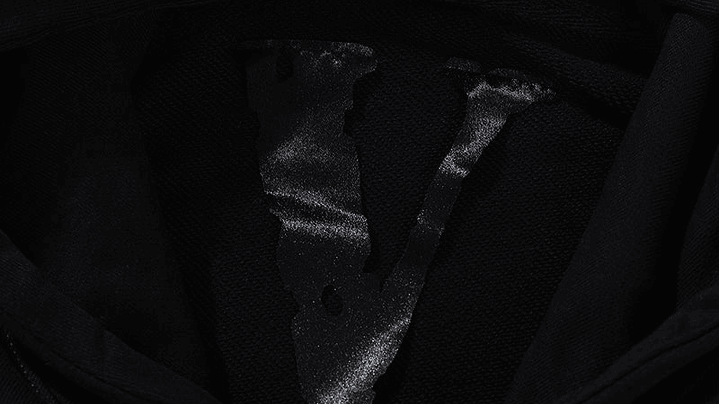 Hoodie Vlone Friends Negro/Blanco 3