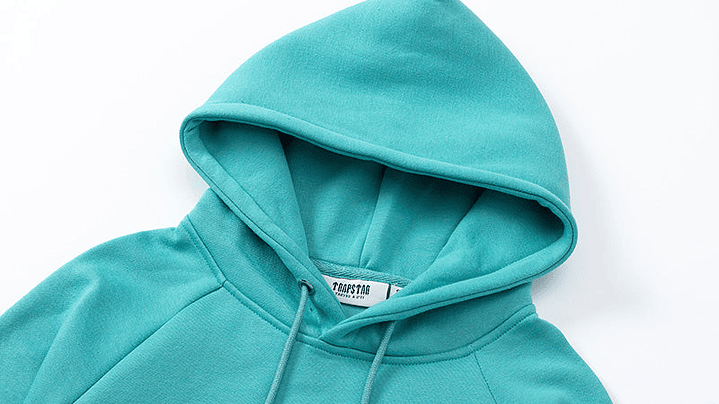 Hoodie Trapstar celeste Logo azul/blanco 5