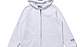 Hoodie zip Essentials blanco - Miniatura 1