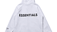 Hoodie zip Essentials blanco - Miniatura 2