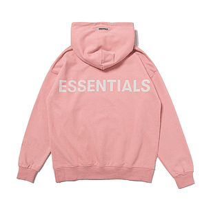 Hoodie Essentials rosado reflectante