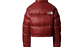 Chaqueta The north face nuptse mujer roja efecto cuero - Miniatura 5