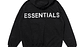 Hoodie Essentials negro reflectante - Miniatura 1
