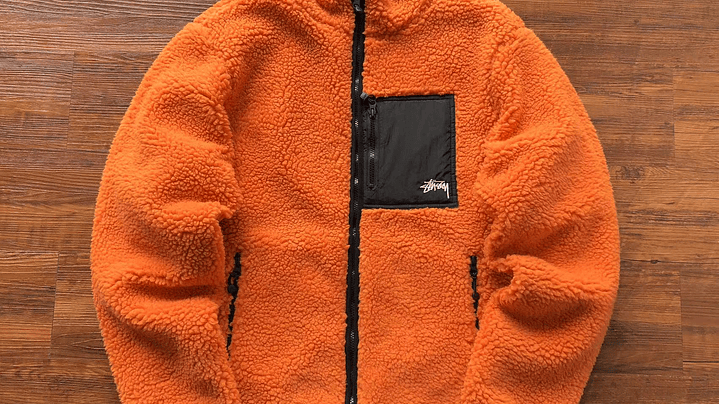 Sherpa stussy 8 ball terracota reversible 4