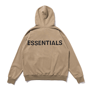 Hoodie Essentials khaki reflectante