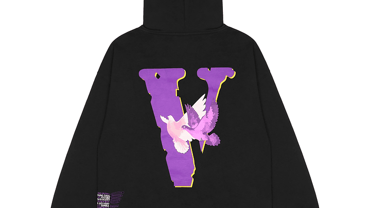 Hoodie Vlone x Palm Angels negro 2