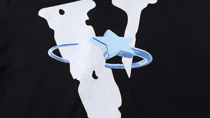 Hoodie Vlone Negro x Pop Smoke 3