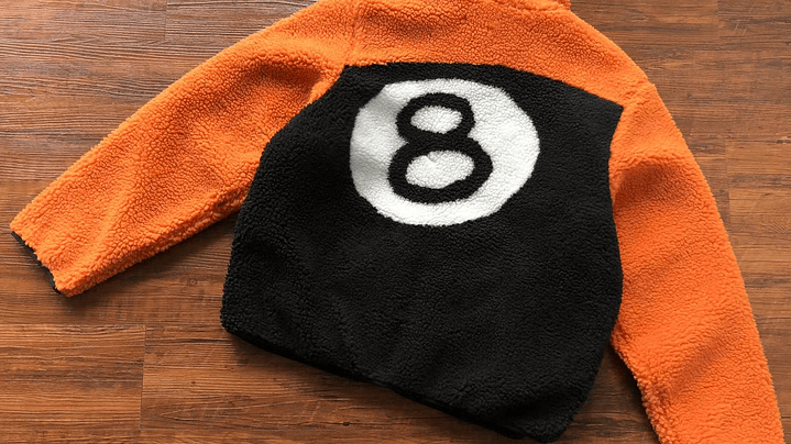 Sherpa stussy 8 ball terracota reversible 6