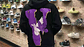 Hoodie Vlone x Palm Angels negro - Miniatura 3