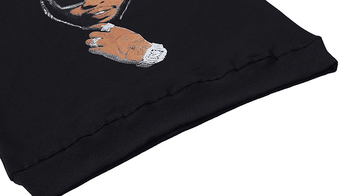 Hoodie Vlone Negro x Pop Smoke 4