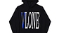 Hoodie Vlone Negro/Azul - Miniatura 1