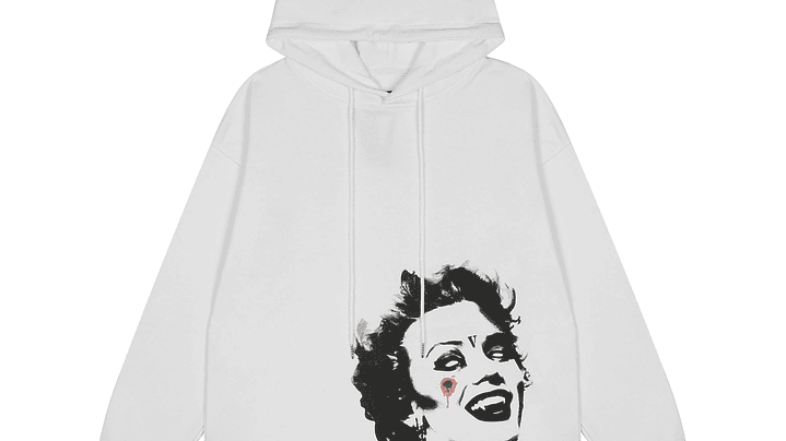 Hoodie Vlone Marilyn Monroe Blanco 1