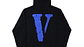 Hoodie Vlone Negro/Azul - Miniatura 2