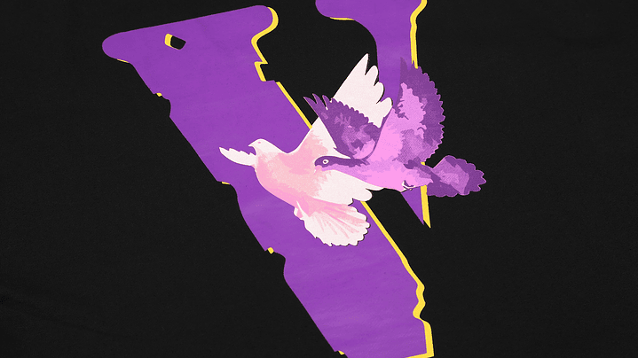 Hoodie Vlone x Palm Angels negro 4