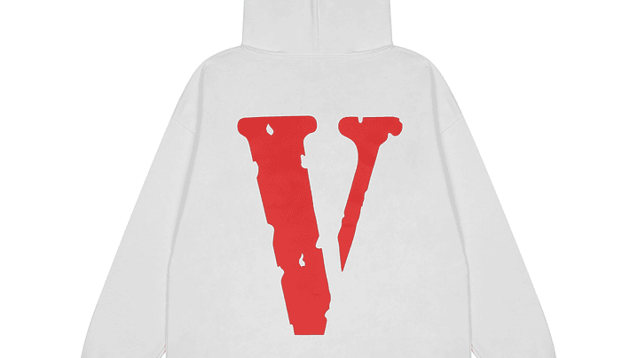 Hoodie Vlone Face Blanco 1