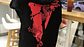 Hoodie Vlone Drake Negro/Rojo - Miniatura 3