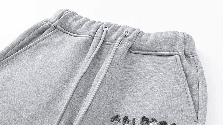 Buzo Trapstar Gris logo Blanco/Gris 2