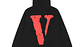 Hoodie Vlone Face Negro - Miniatura 2