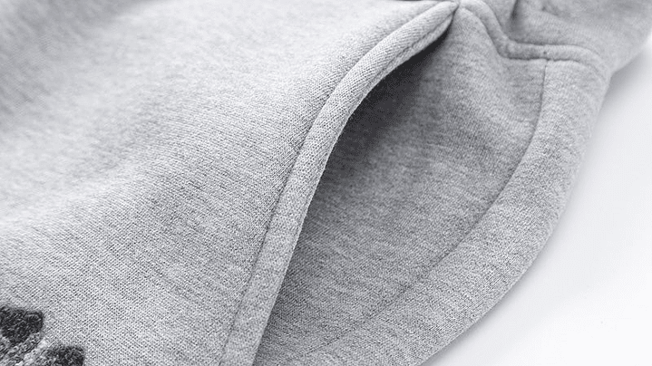 Buzo Trapstar Gris logo Blanco/Gris 3