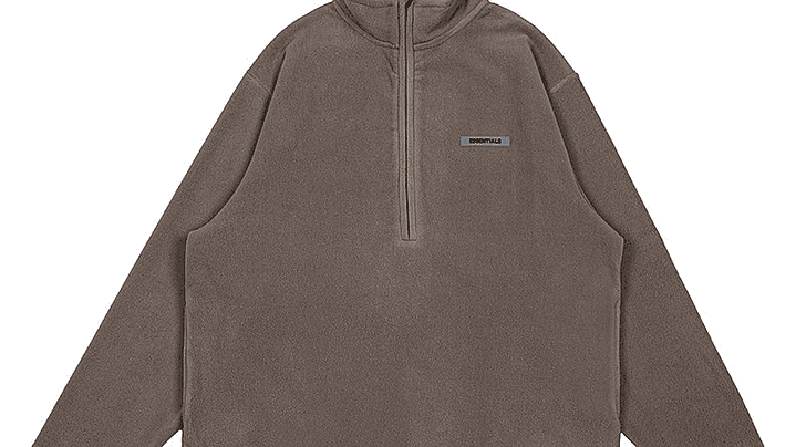 Polar Mid zip Essentials café minimalista 1