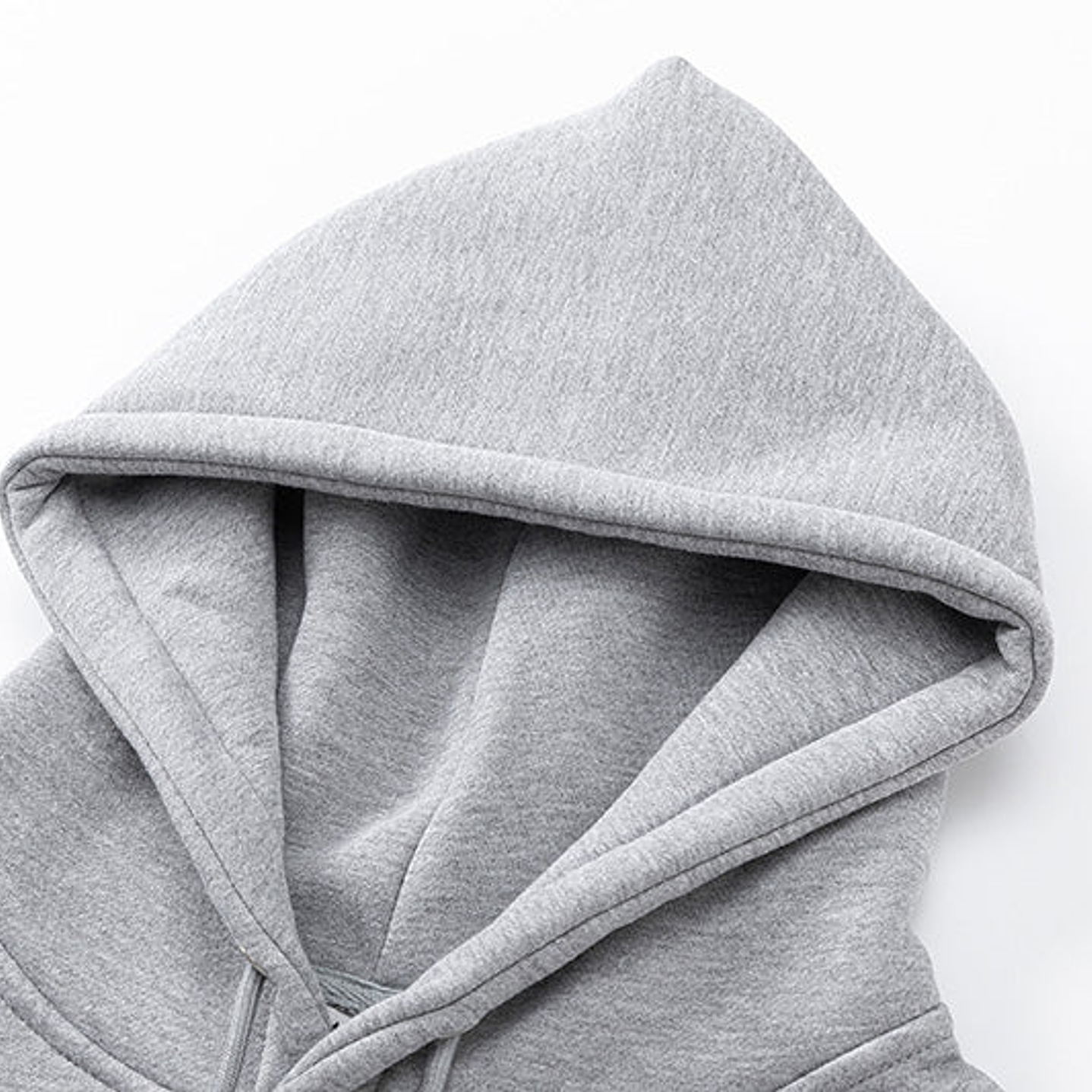 Hoodie Trapstar gris Logo blanco y gris 4