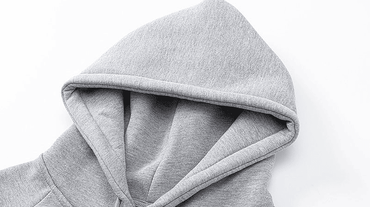 Hoodie Trapstar gris Logo blanco y gris 4