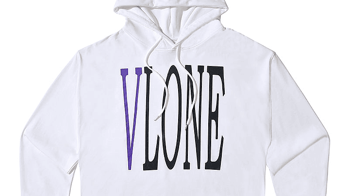 Hoodie Vlone Blanco/Morado 1