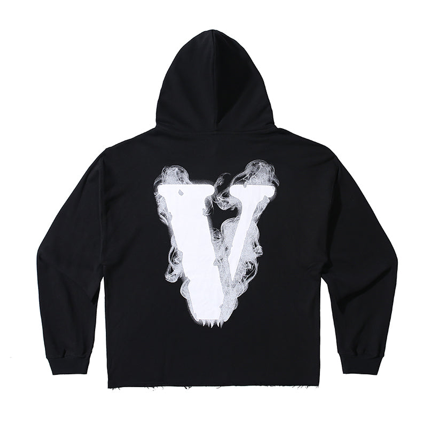 Hoodie Vlone Smoke Demon Angel Negro 2