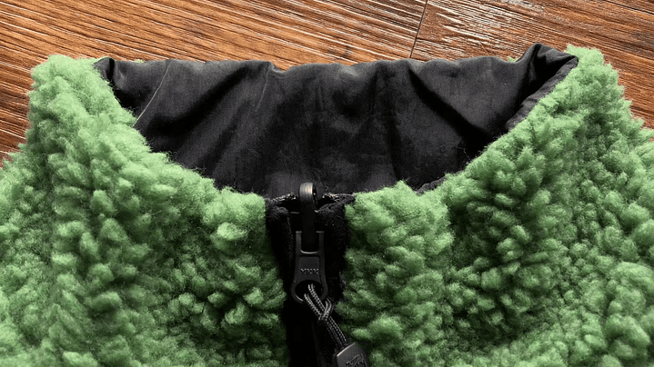 Sherpa stussy 8 ball verde reversible 8