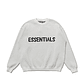 Sweater de punto Essentials blanco Logo Frontal - Miniatura 1