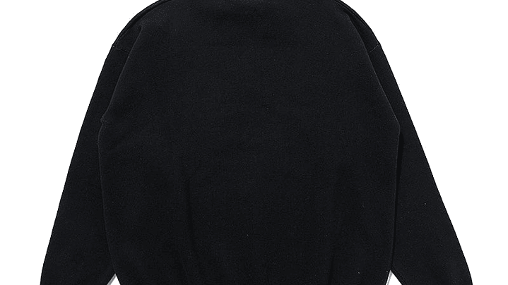 Sweater de punto Essentials negro Logo Frontal 2