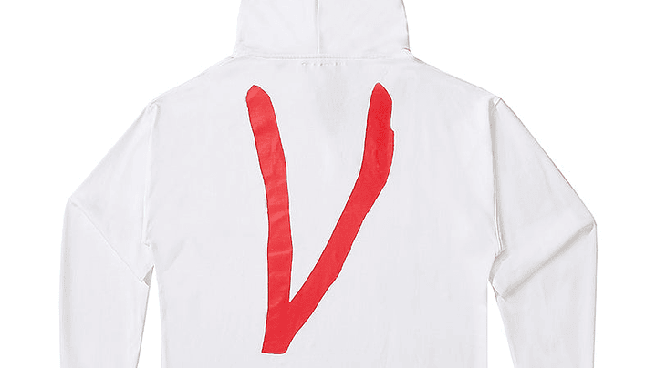 Hoodie Vlone Love Blanco/Rojo 2