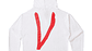 Hoodie Vlone Love Blanco/Rojo - Miniatura 2